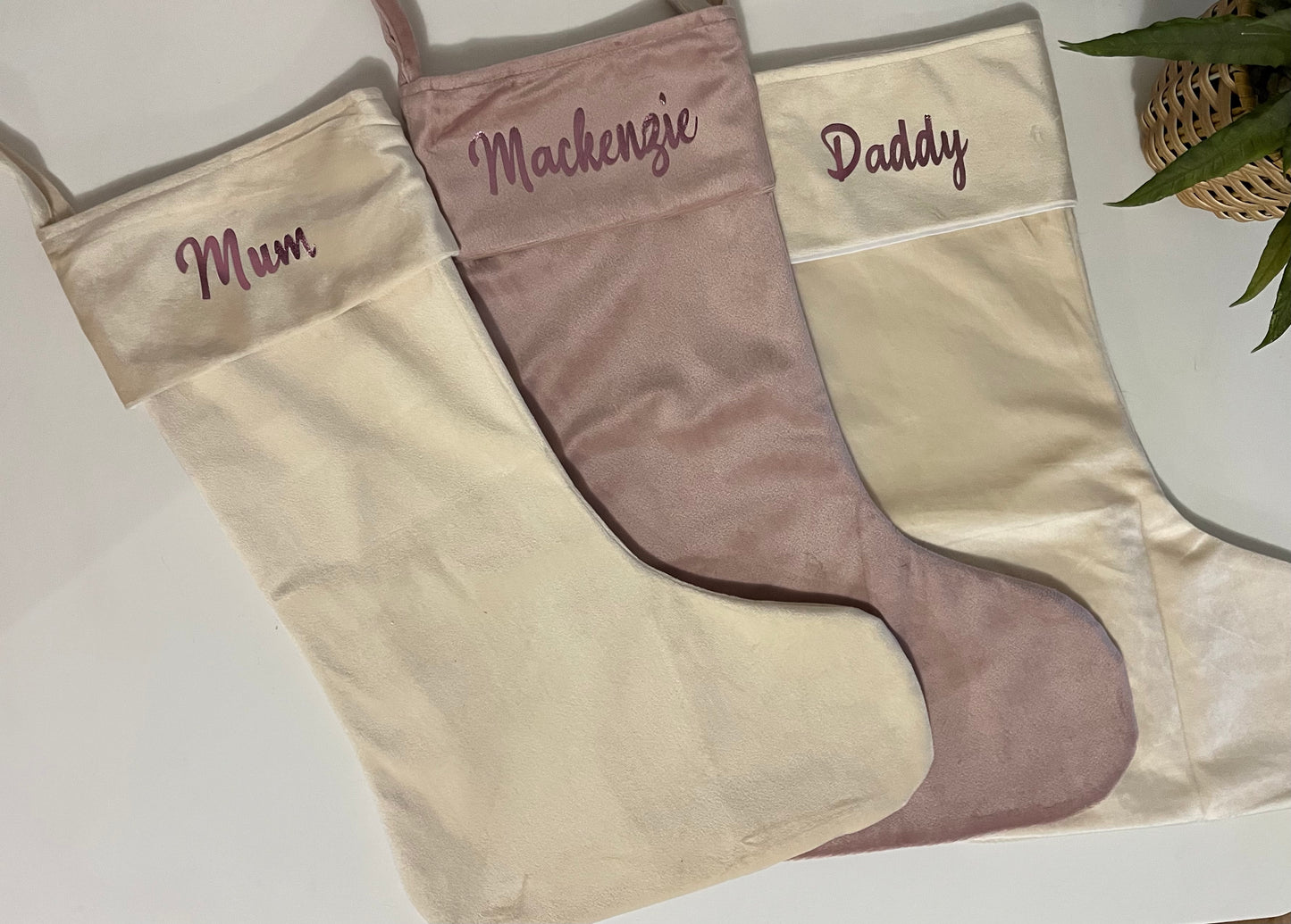 Luxury Velvet Christmas Stockings