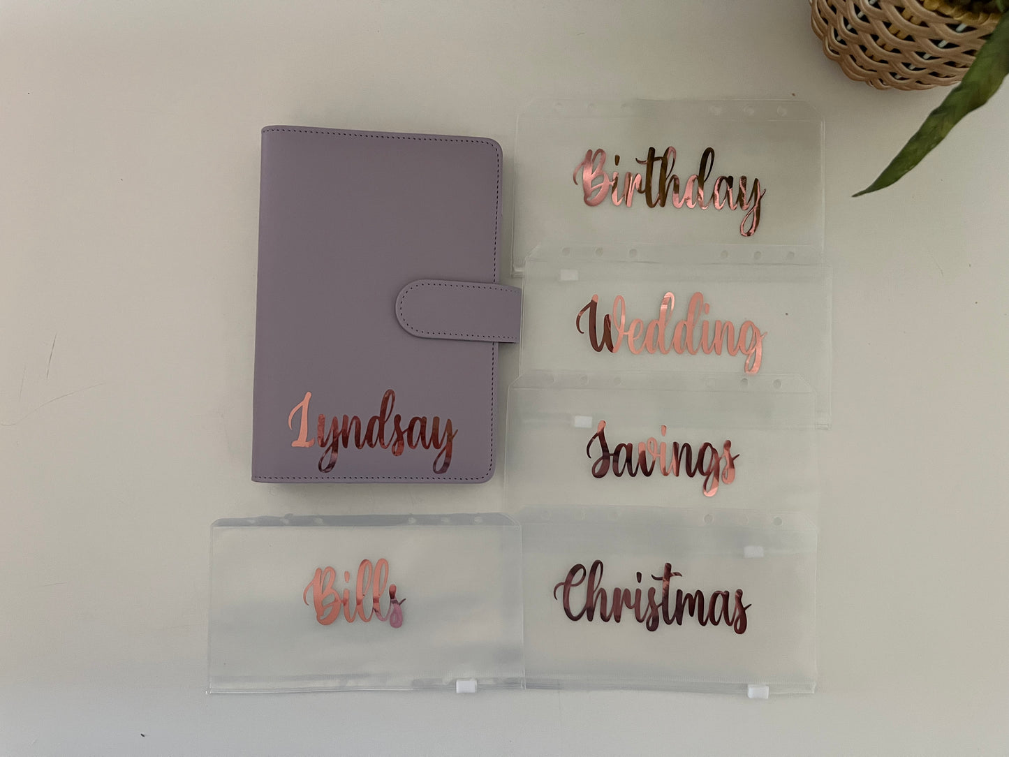 Personalised Cash Budget Binders - Savings and Organisation