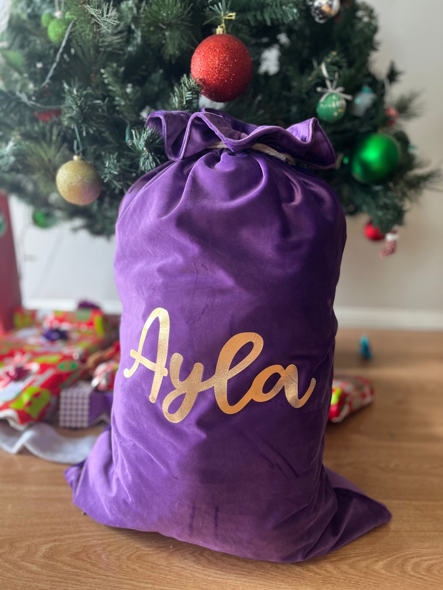 Luxury Velvet Christmas Santa Sacks