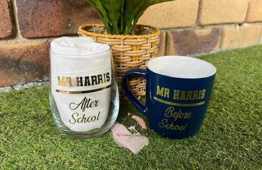 Personalised Teacher Mug Set