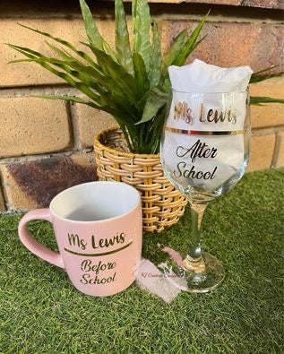 Personalised Teacher Mug Set