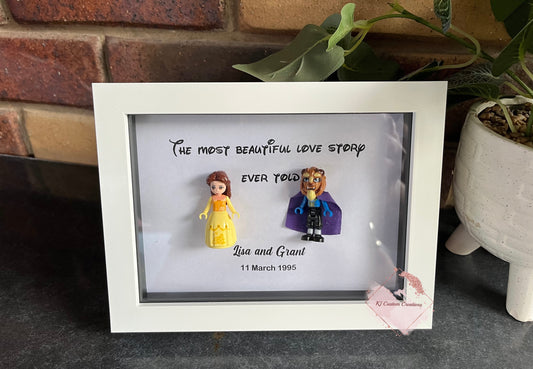 The most wonderful love story ever told - Valentines, Wedding Anniversary or Gift Frame