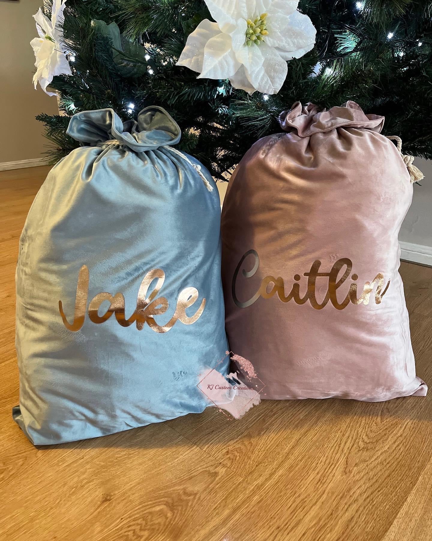 Luxury Velvet Christmas Santa Sacks