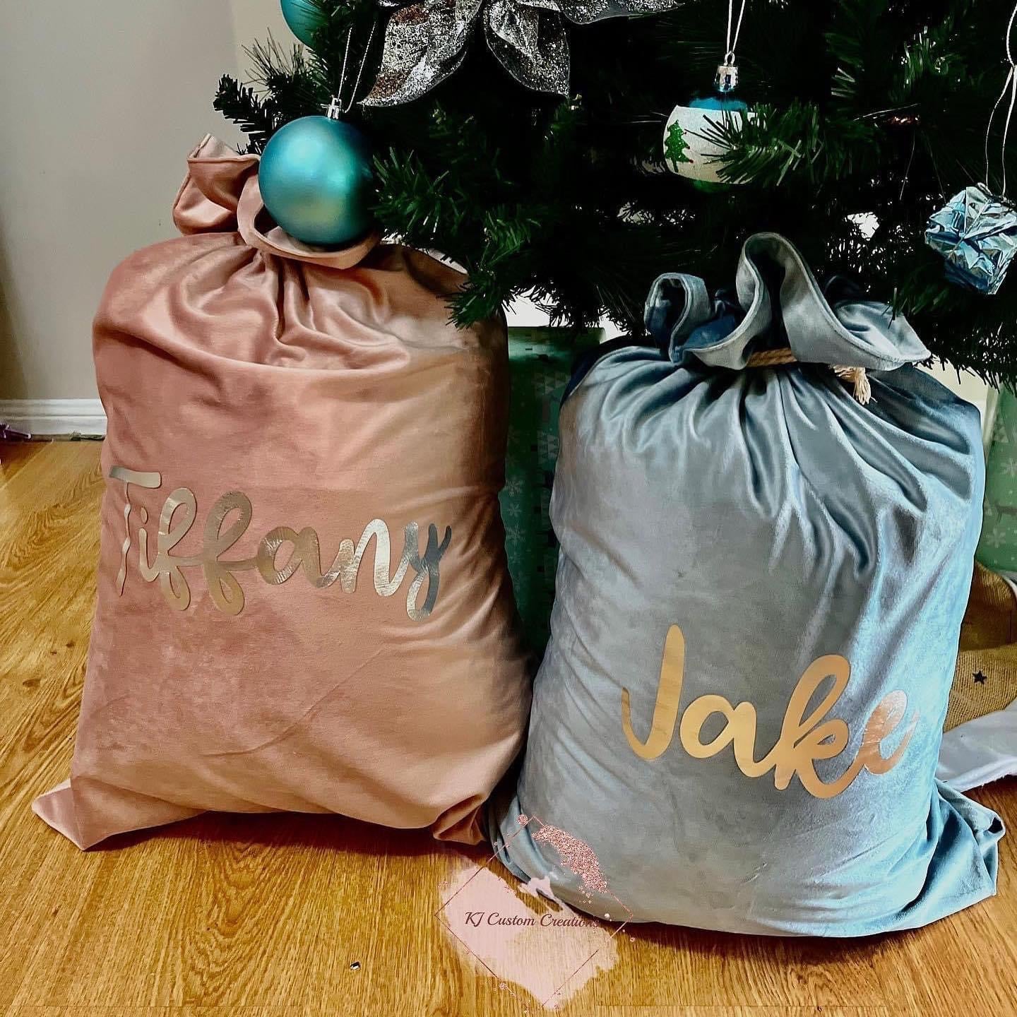 Luxury Velvet Christmas Santa Sacks