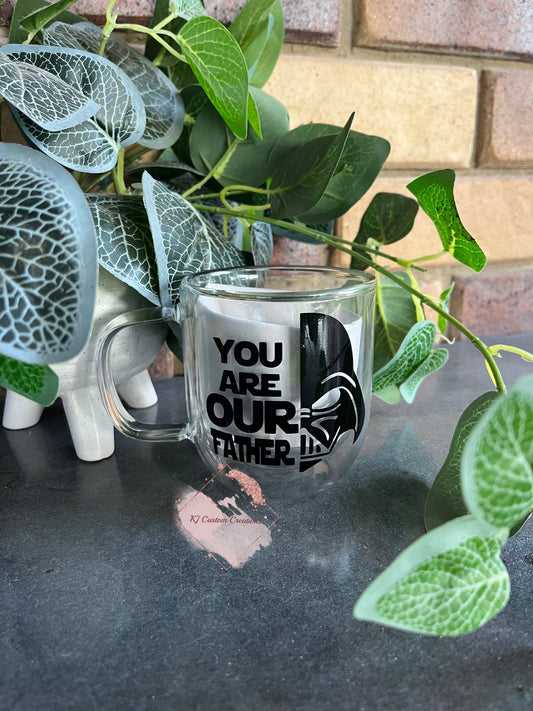 Star Wars Double Walled Glass Mug - Darth Vader