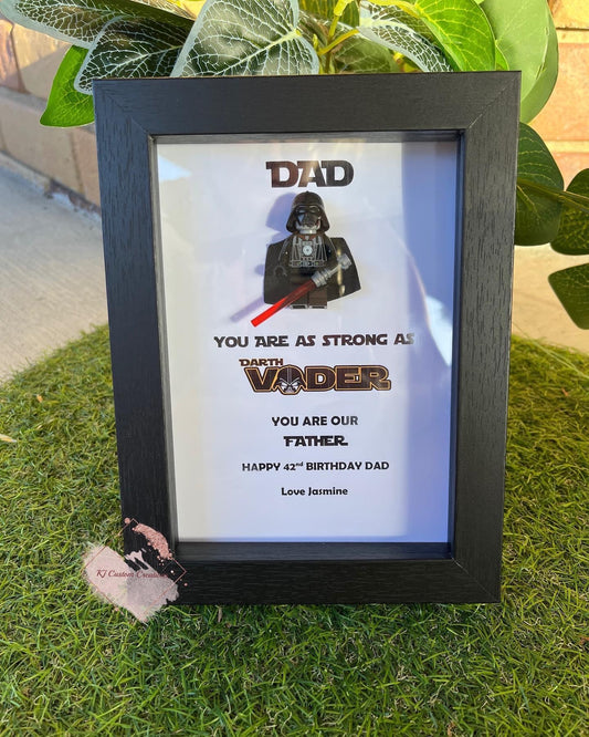 Star Wars Frame Single Frame - Father’s Day, Birthday or Special Occasion