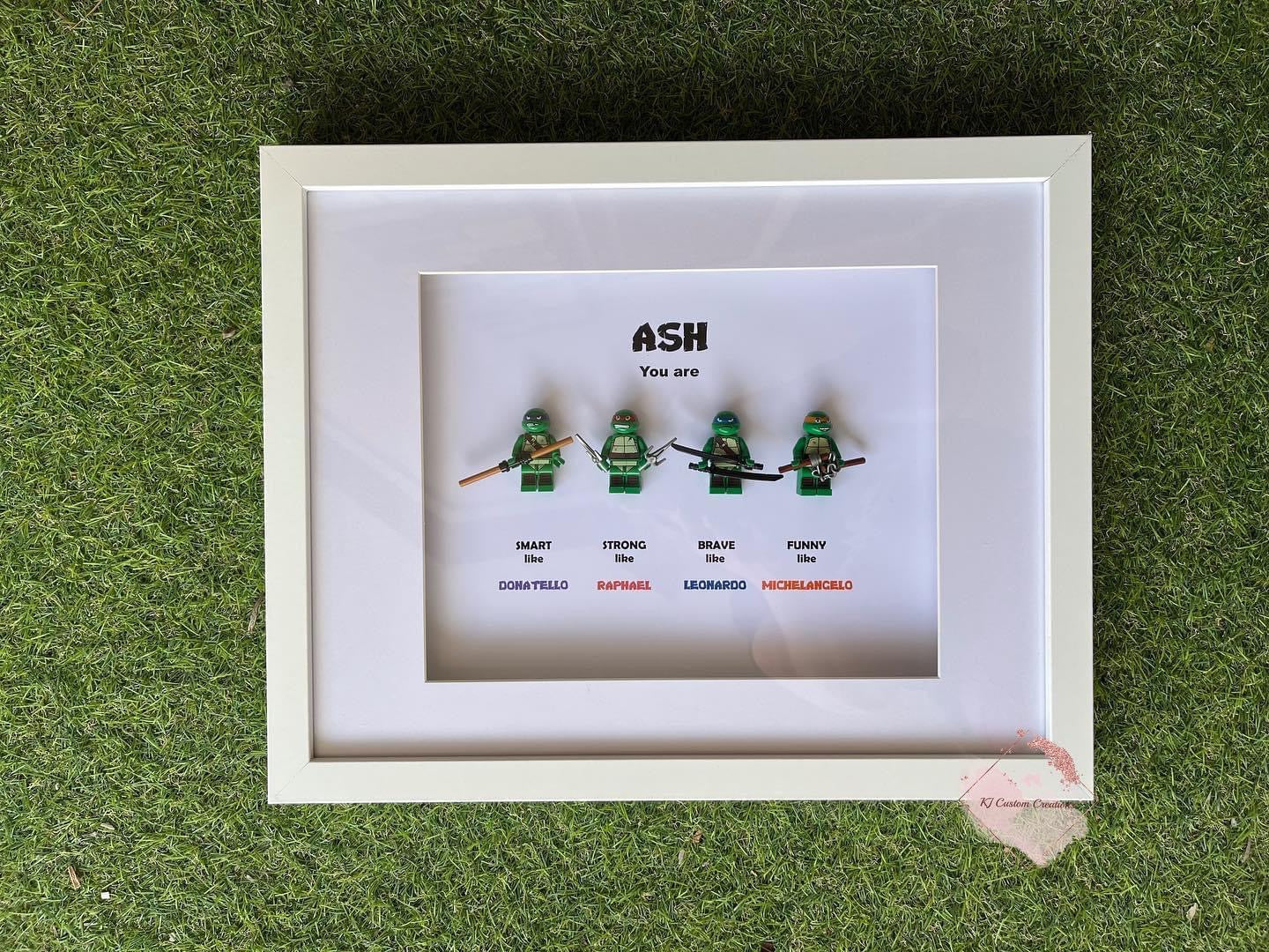 Turtle Figurine Frame - Father’s Day, Birthdays, Christmas and Special Occasions