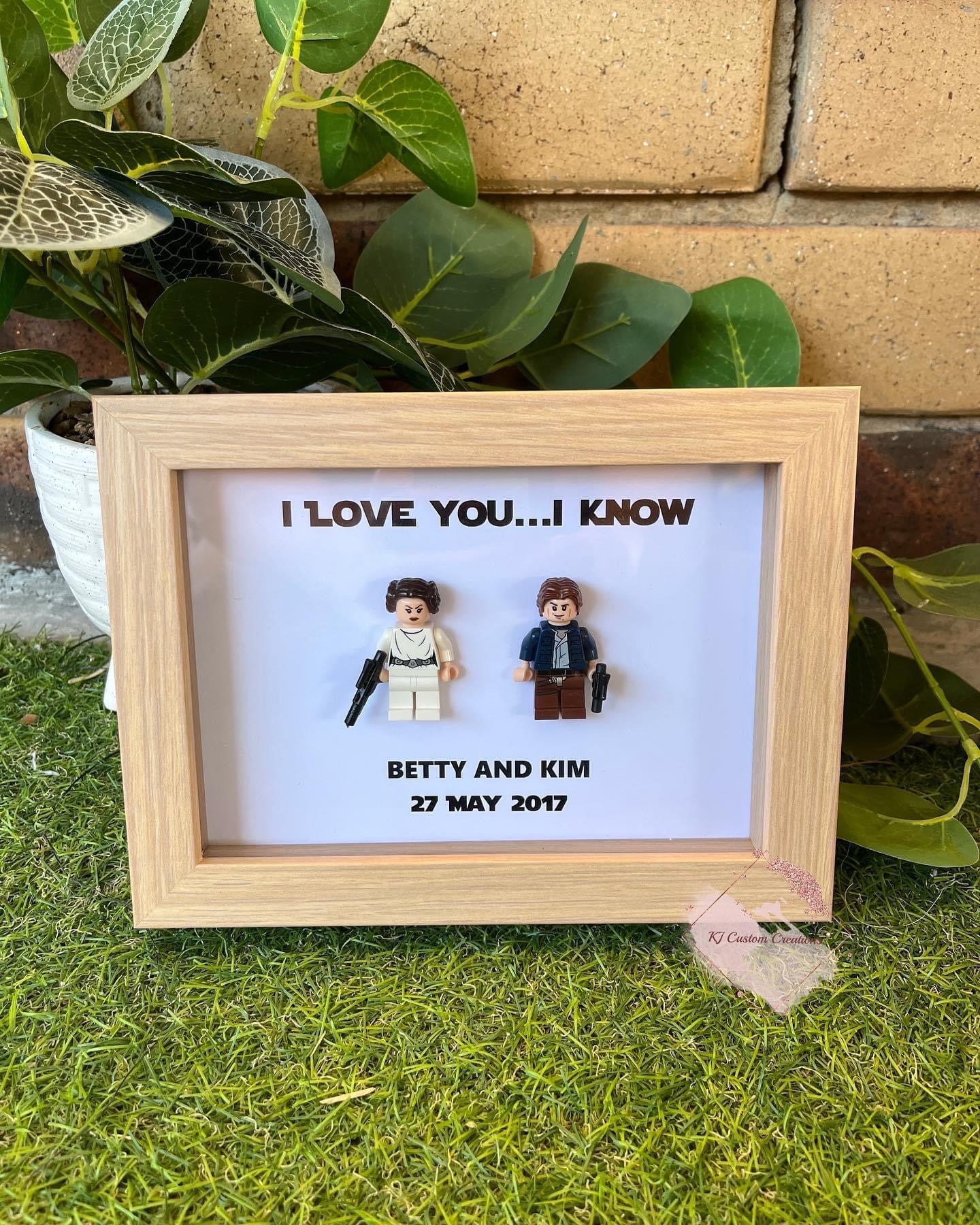 I love you … I know - Couples Gift, Valentine’s Day, Anniversay,  Birthday and Special occasion gift.