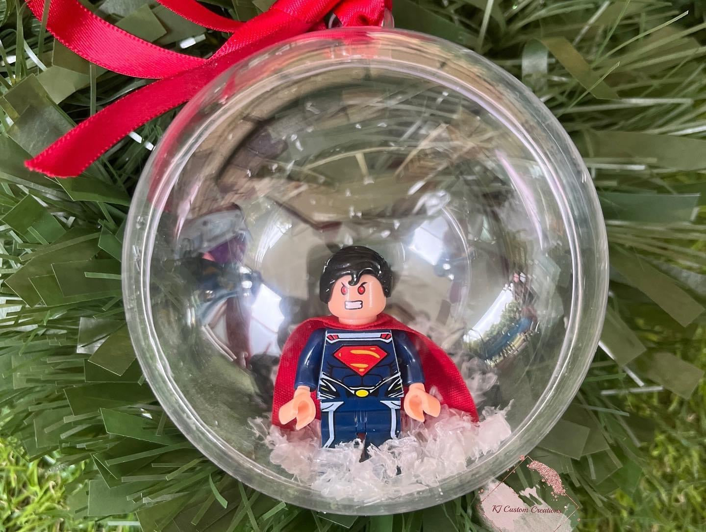 Superhero Male Figurine Baubles