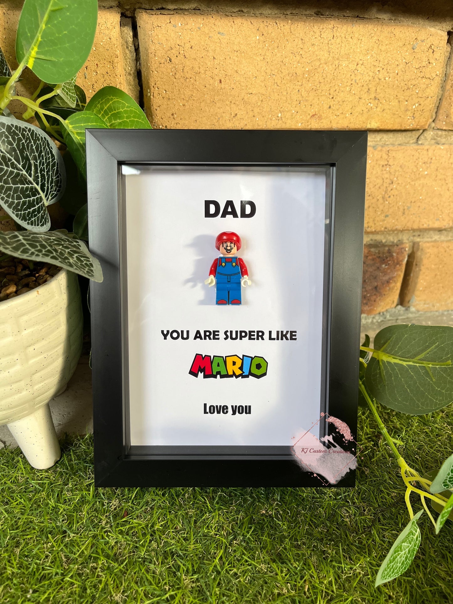 Mario and Luigi Frame - Father’s Day, Birthdays, Christmas and Special Occasions