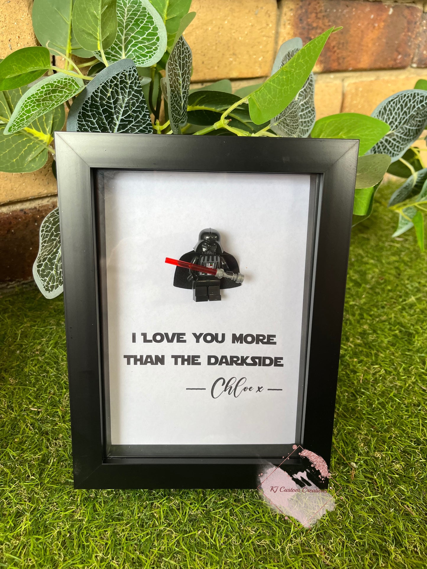 Star Wars Figurine Frame - Valentines Day, Anniversary, Couples and Special Occasion Frame