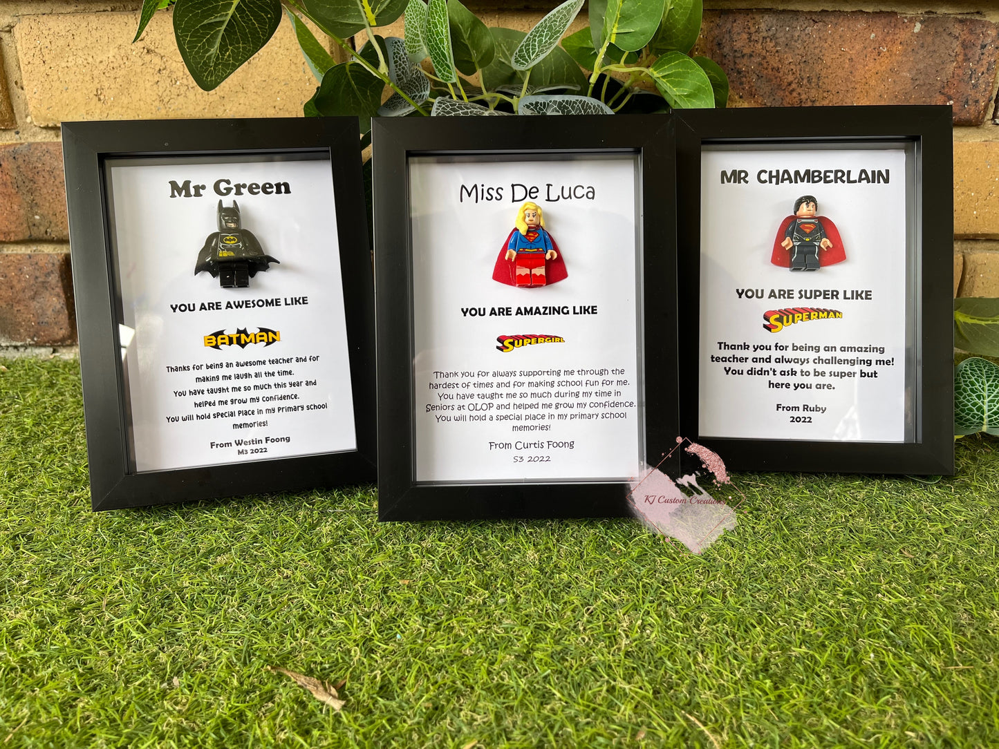 Superhero Teacher Frame - Teacher’s Gift, Christmas Gift or Special Occasion