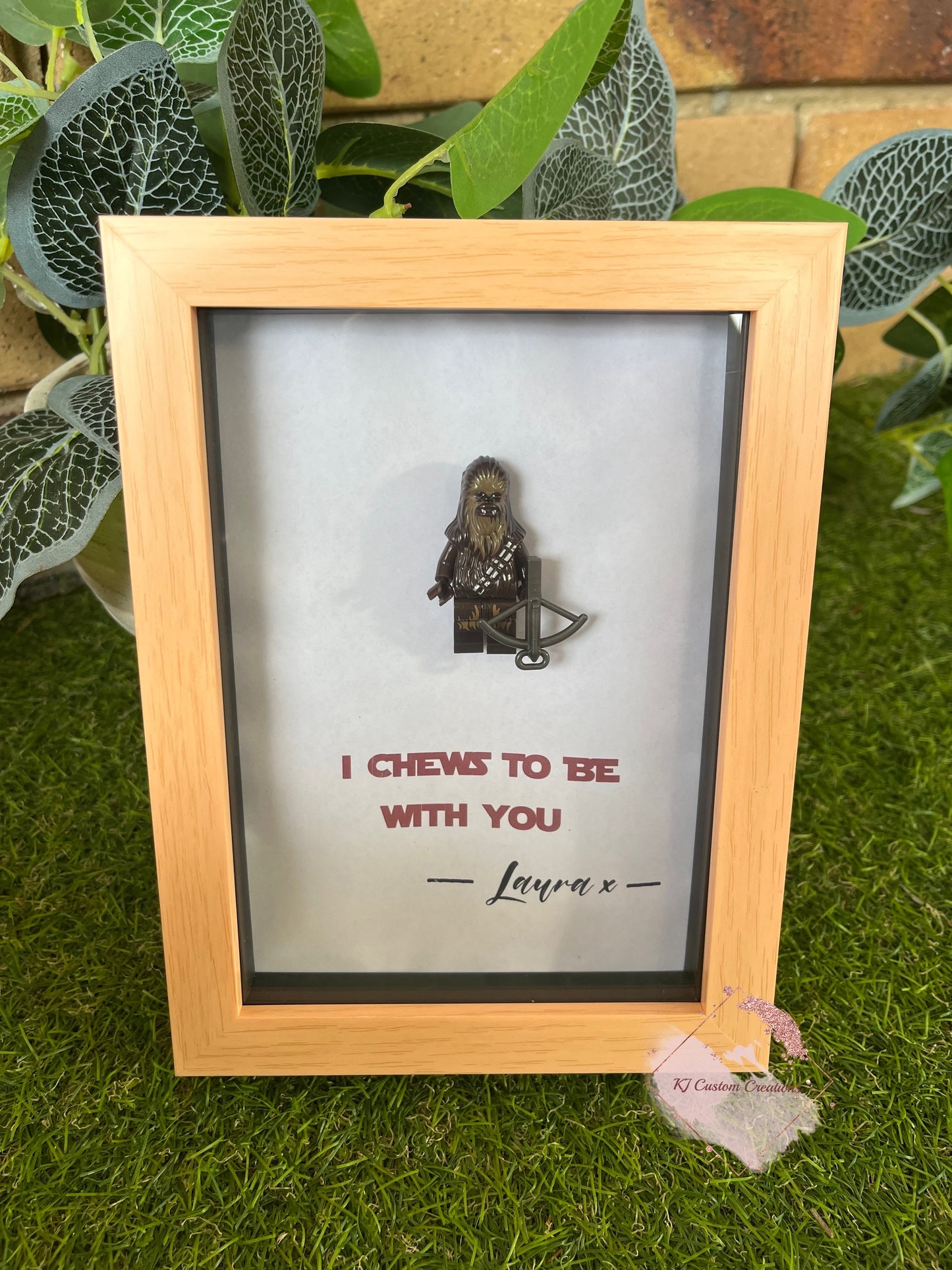 Star Wars Figurine Frame - Valentines Day, Anniversary, Couples and Special Occasion Frame