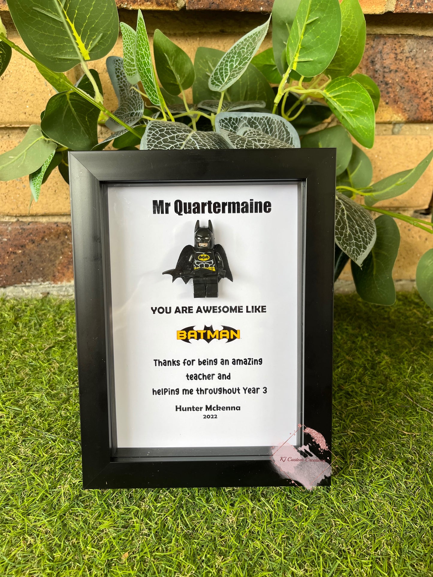 Superhero Teacher Frame - Teacher’s Gift, Christmas Gift or Special Occasion