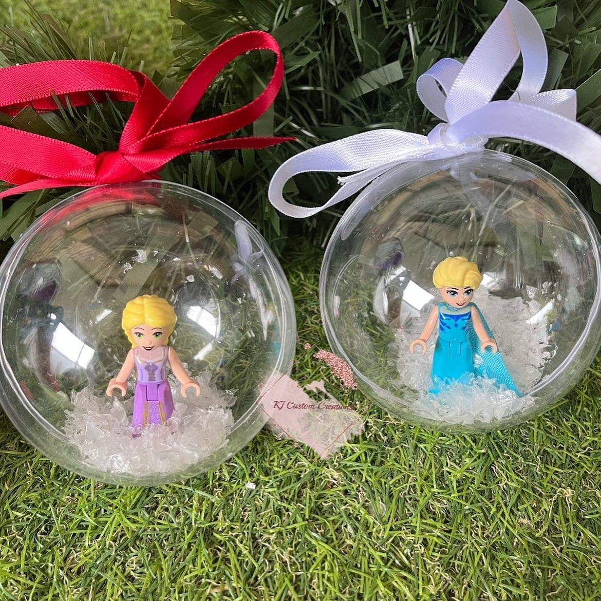 Princess Figurine Baubles - Christmas Ornament