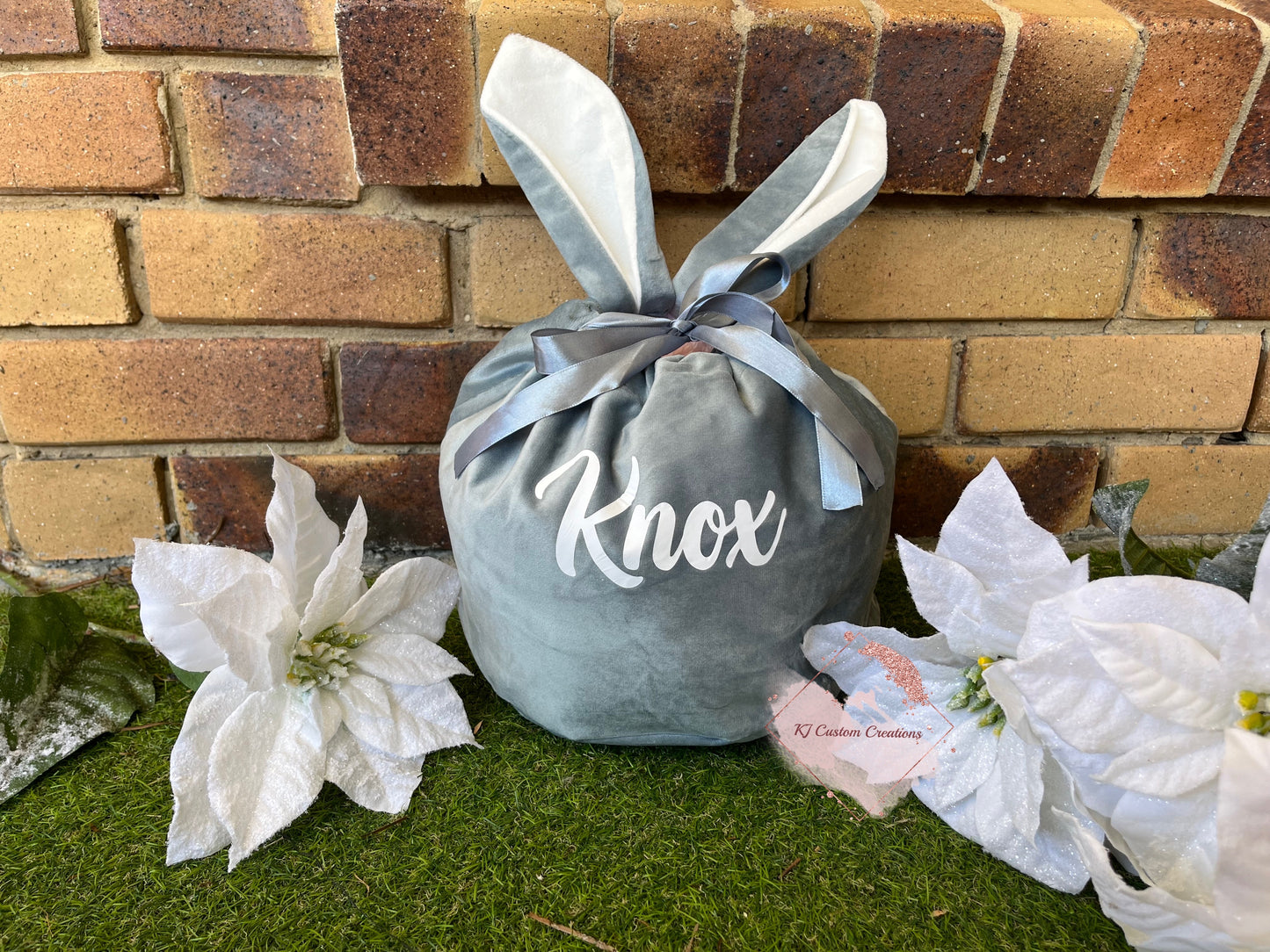 Extra Large Luxury Velvet Easter Baskets Bags