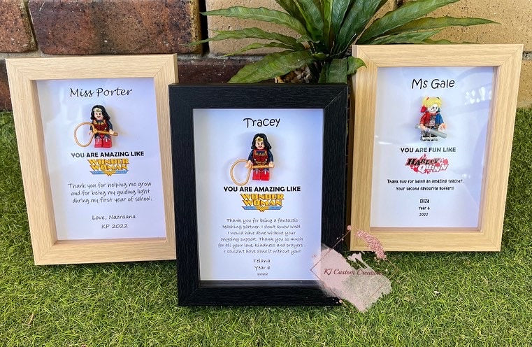 Superhero Teacher Frame - Teacher’s Gift, Christmas Gift or Special Occasion