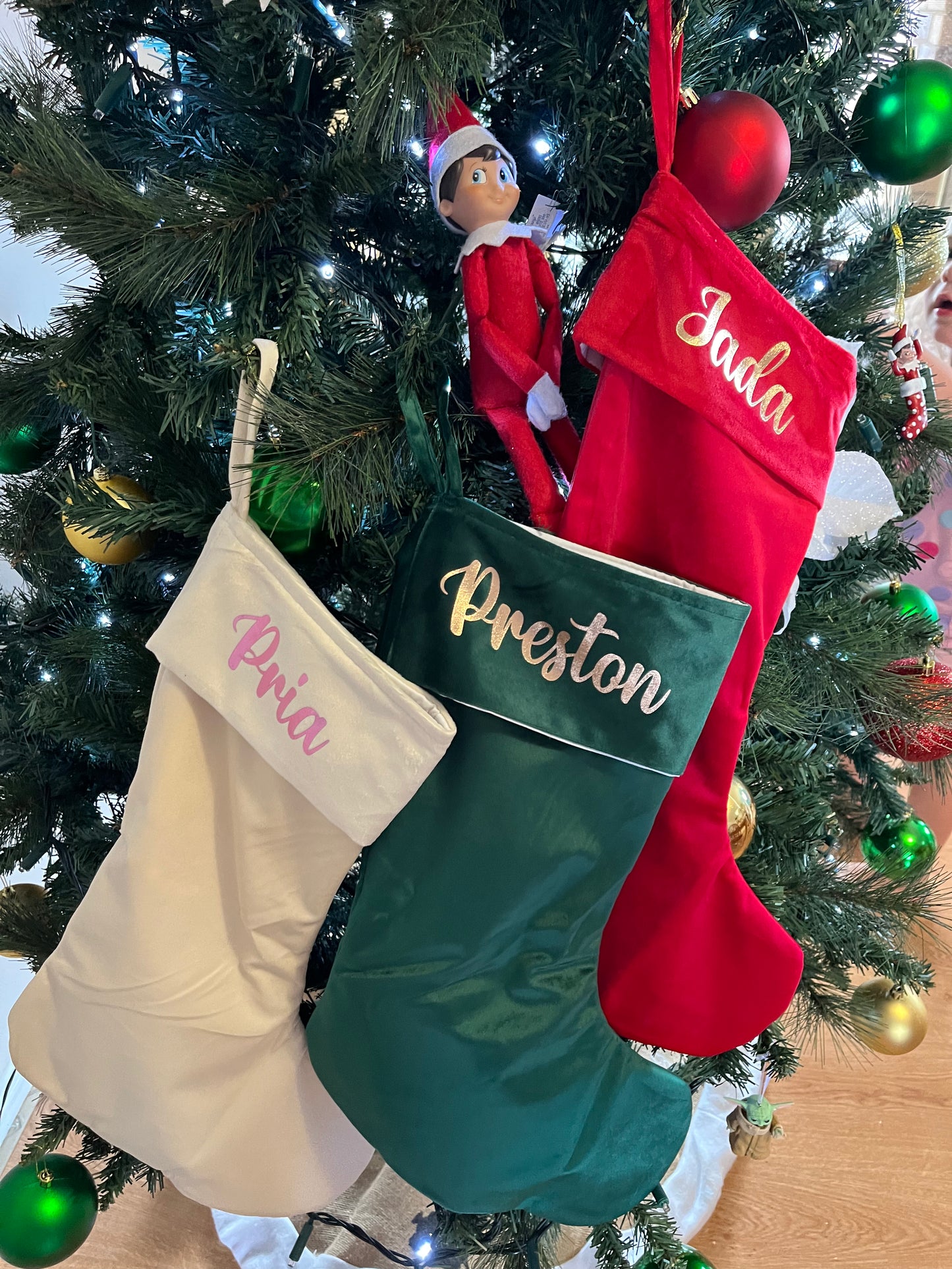 Luxury Velvet Christmas Stockings