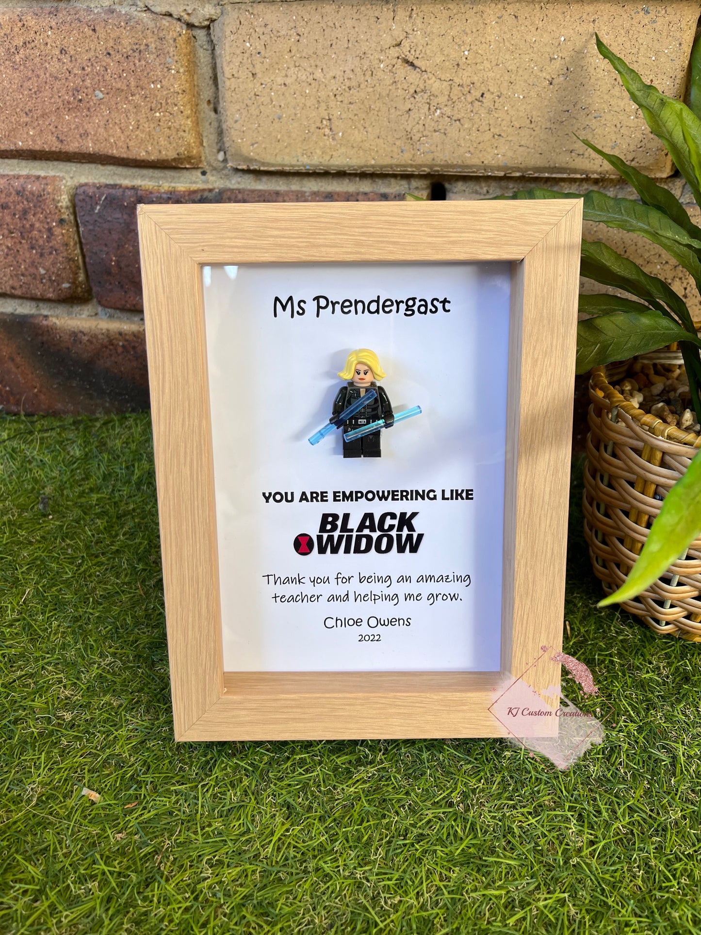 Superhero Teacher Frame - Teacher’s Gift, Christmas Gift or Special Occasion