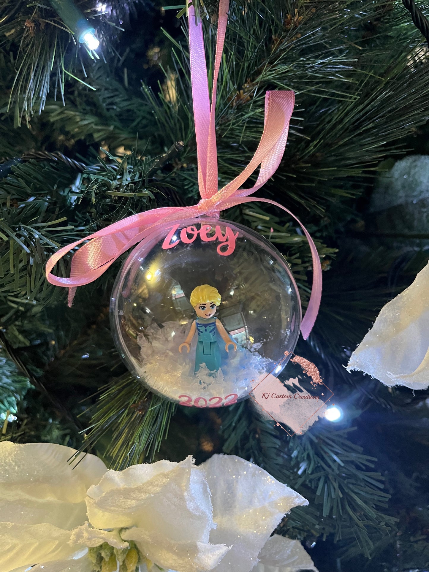 Princess Figurine Baubles - Christmas Ornament