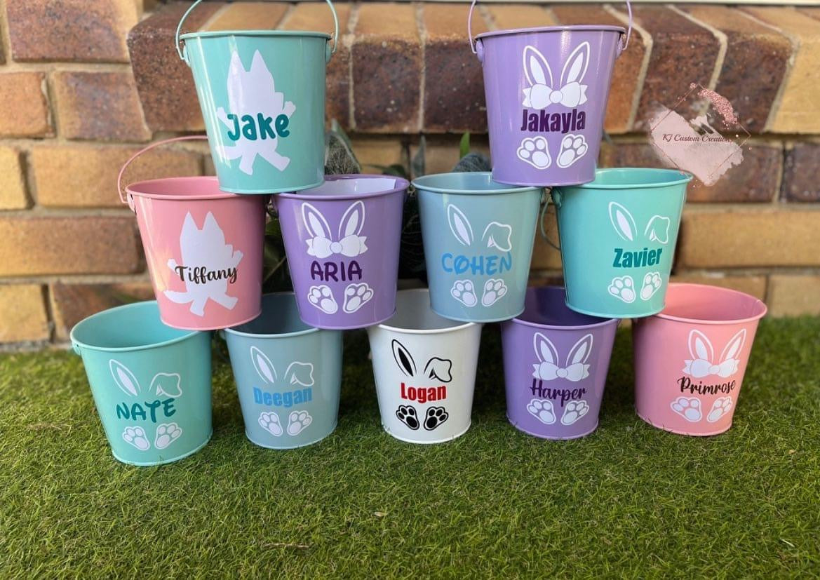 Personalised Easter Buckets