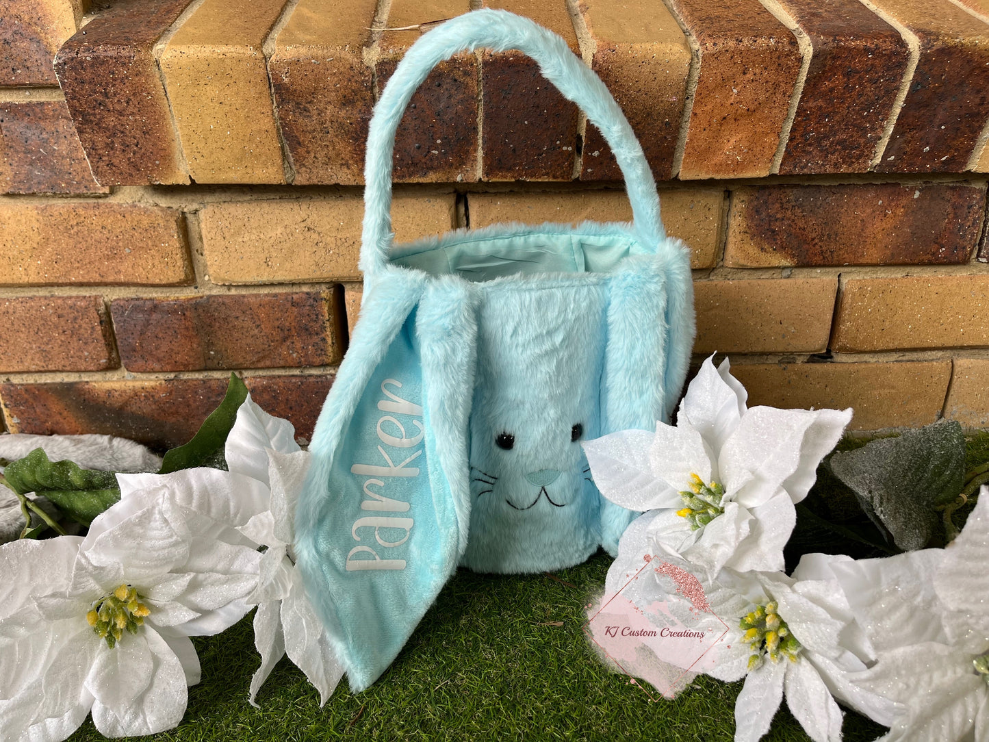 Personalised Fluffy Bunny Baskets