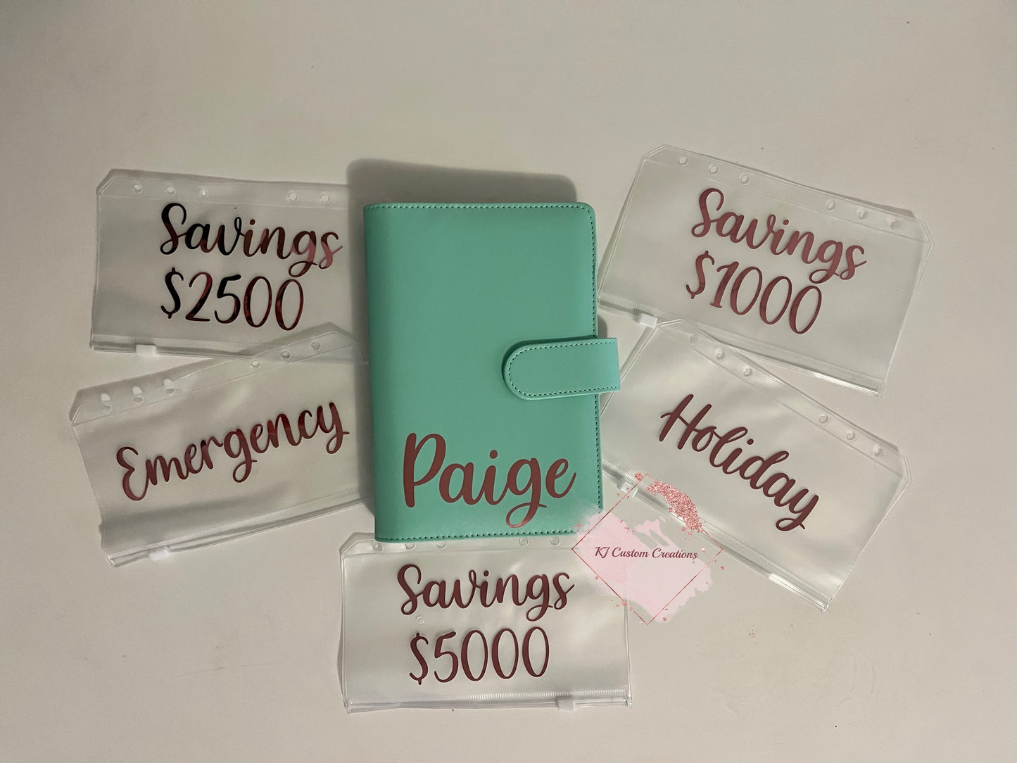 Personalised Cash Budget Binders - Savings and Organisation