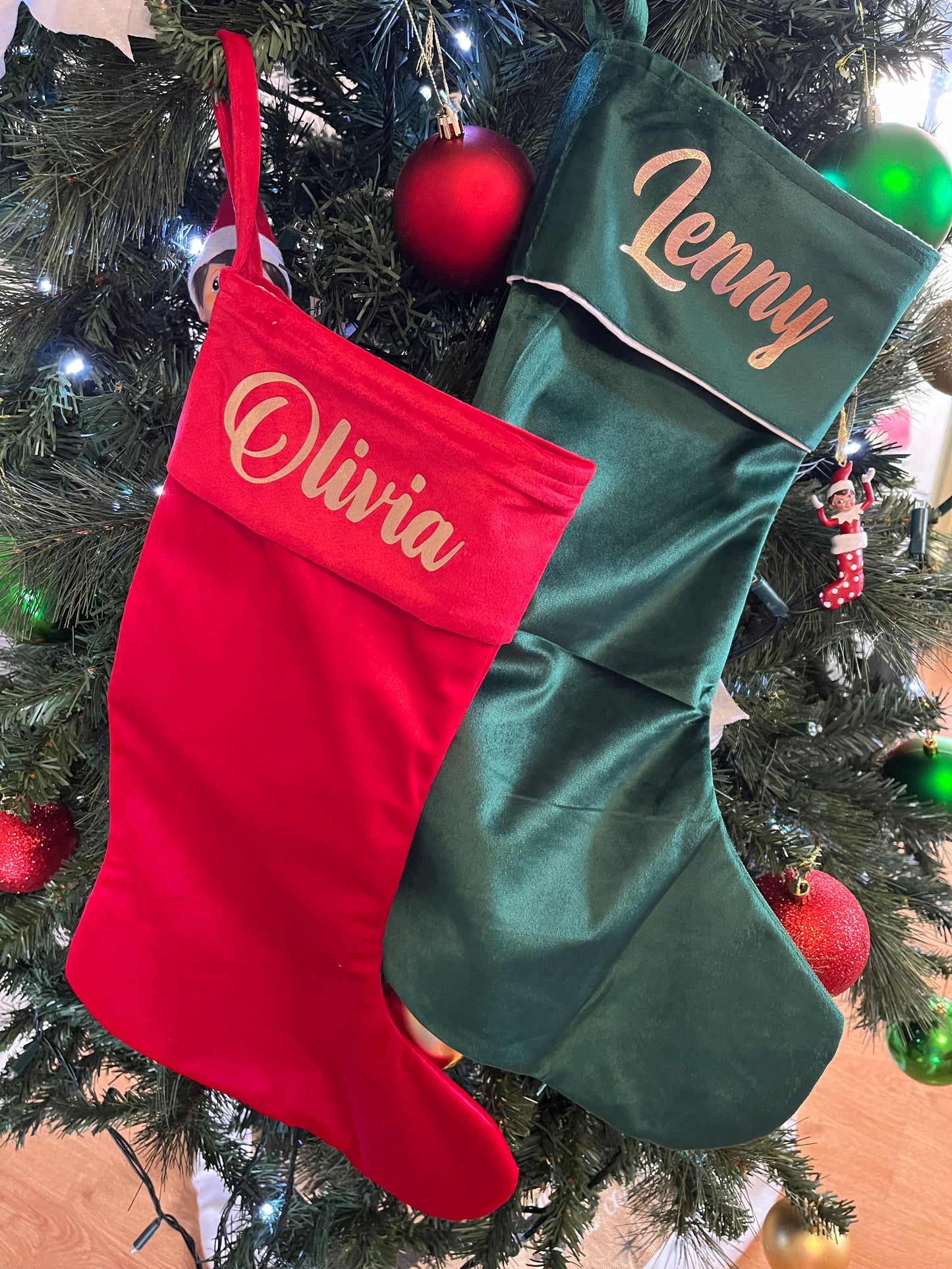 Luxury Velvet Christmas Stockings